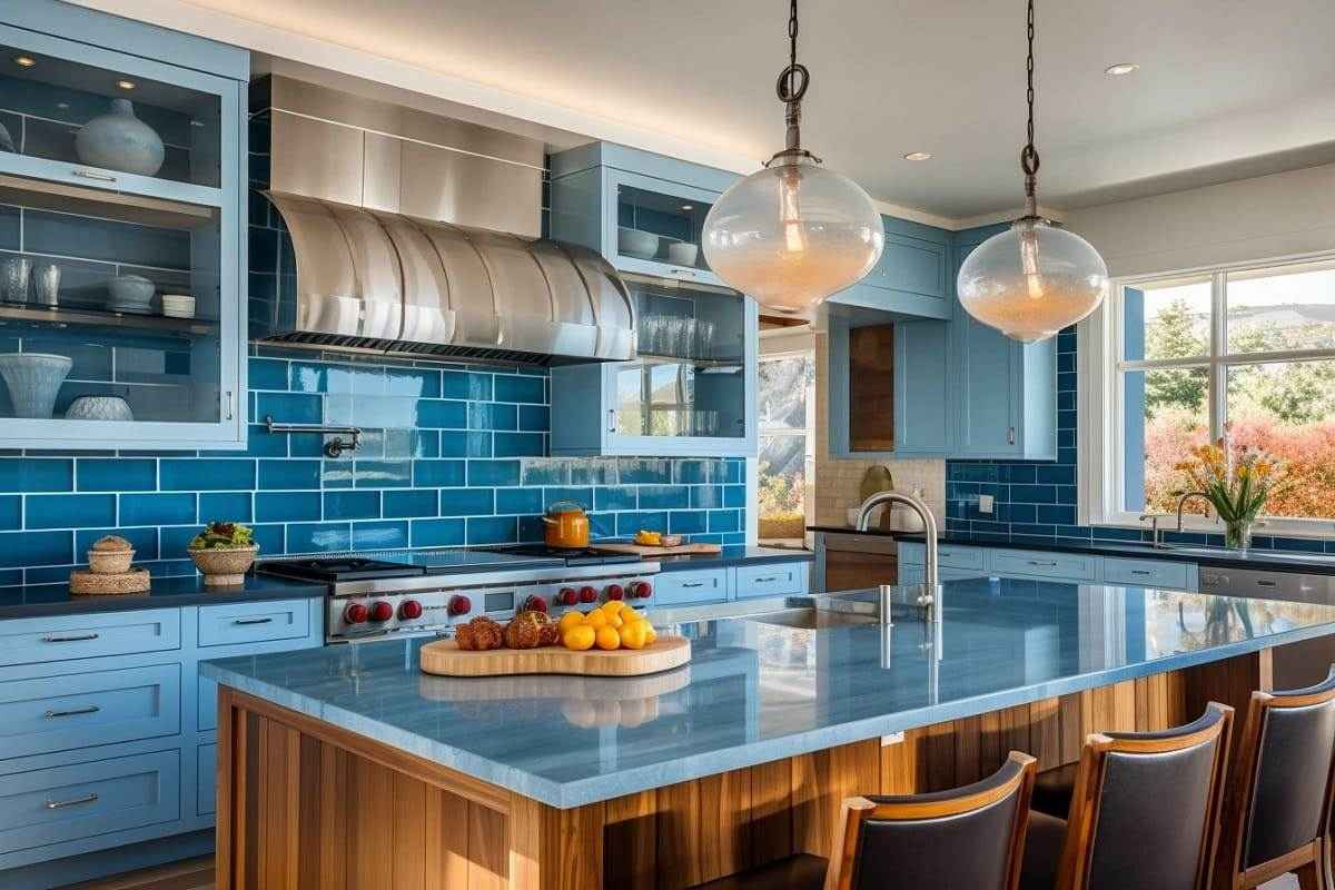 Why Kitchen Cabinets Blue is the Hottest Trend Now