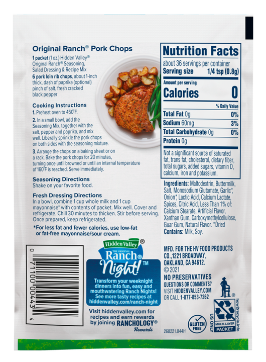 Cracking the Code: Hidden Valley Ranch Seasoning Ingredients