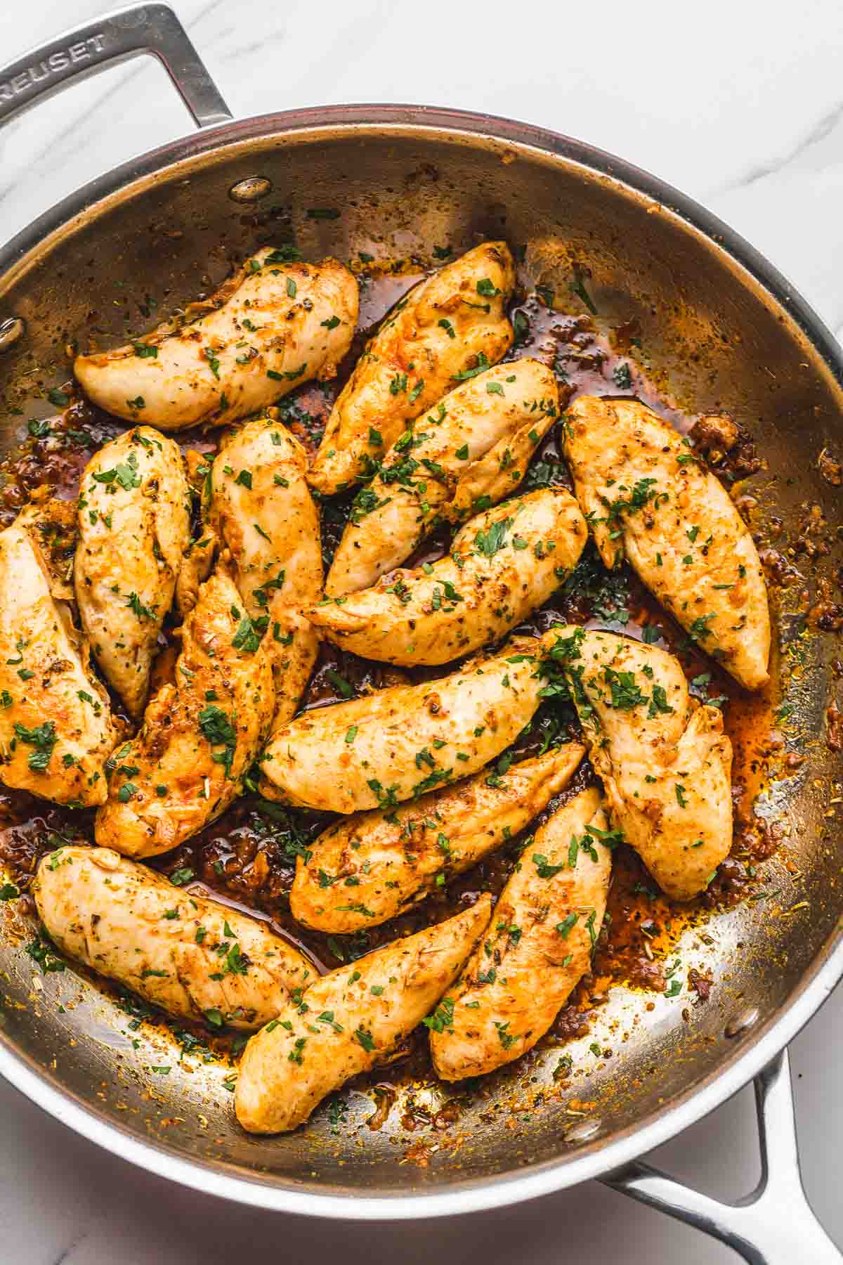 The Best Garlic Butter Chicken Strips Fried Recipe, Perfect for a Quick Meal!