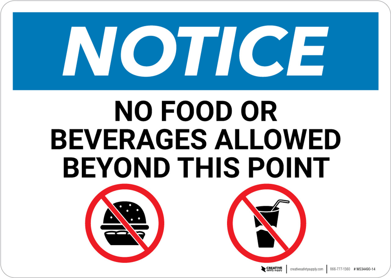 No Food or Beverages Sign: Where to Find the Best Deals and Selection Online?