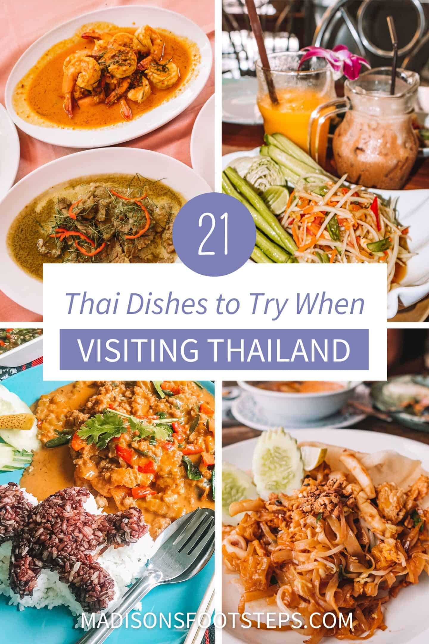 bangkok cuisine menu for beginners (easy guide to thai food)