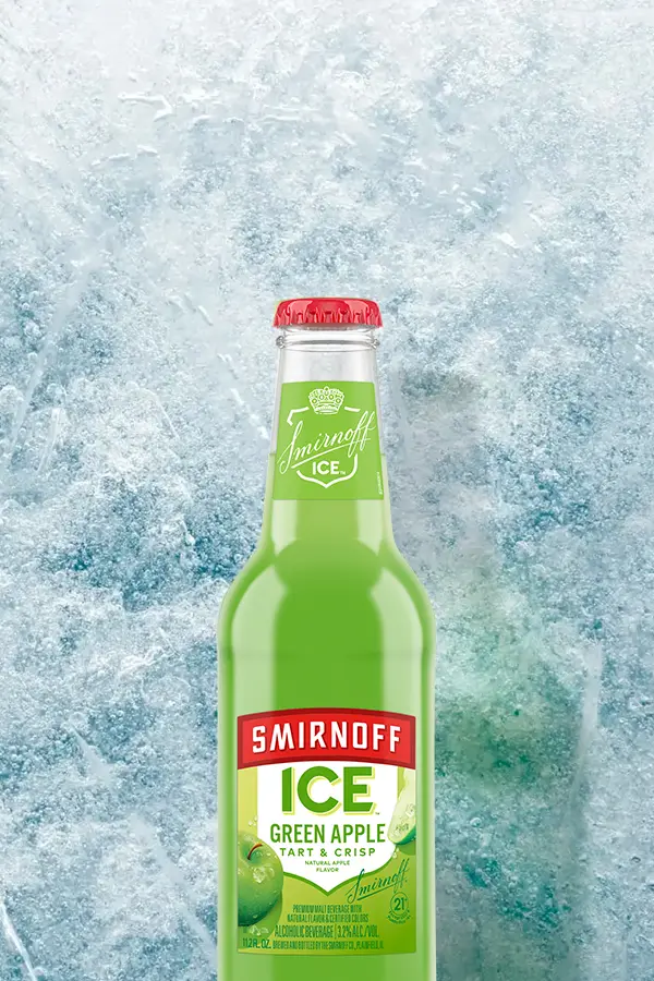 Try Smirnoff Ice Green Apple Malt Beverage: A Crisp and Refreshing Drink for Any Occasion!