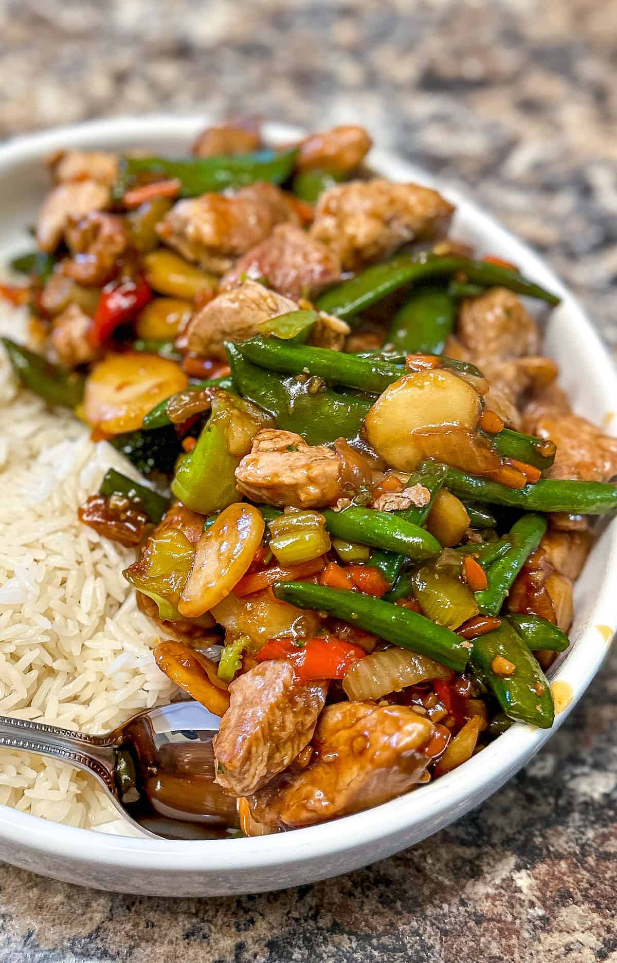 What to make with thin sliced pork recipes with corn and peas: Try these easy and fast recipes
