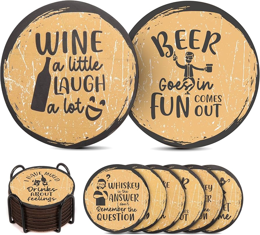 Funny Beverage Coasters for Sale: The Best Places to Find Them & Lighten the Mood