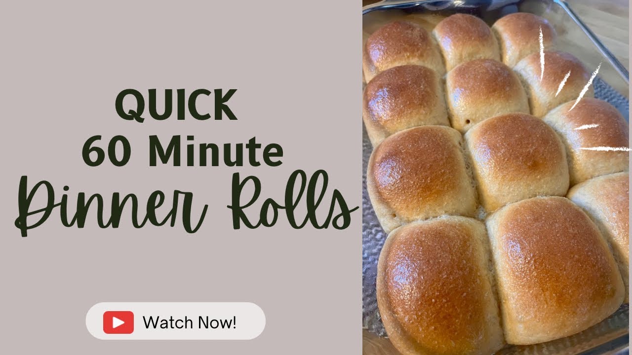 Quick 60 Minute Dinner Rolls KitchenAid: Easy Recipe