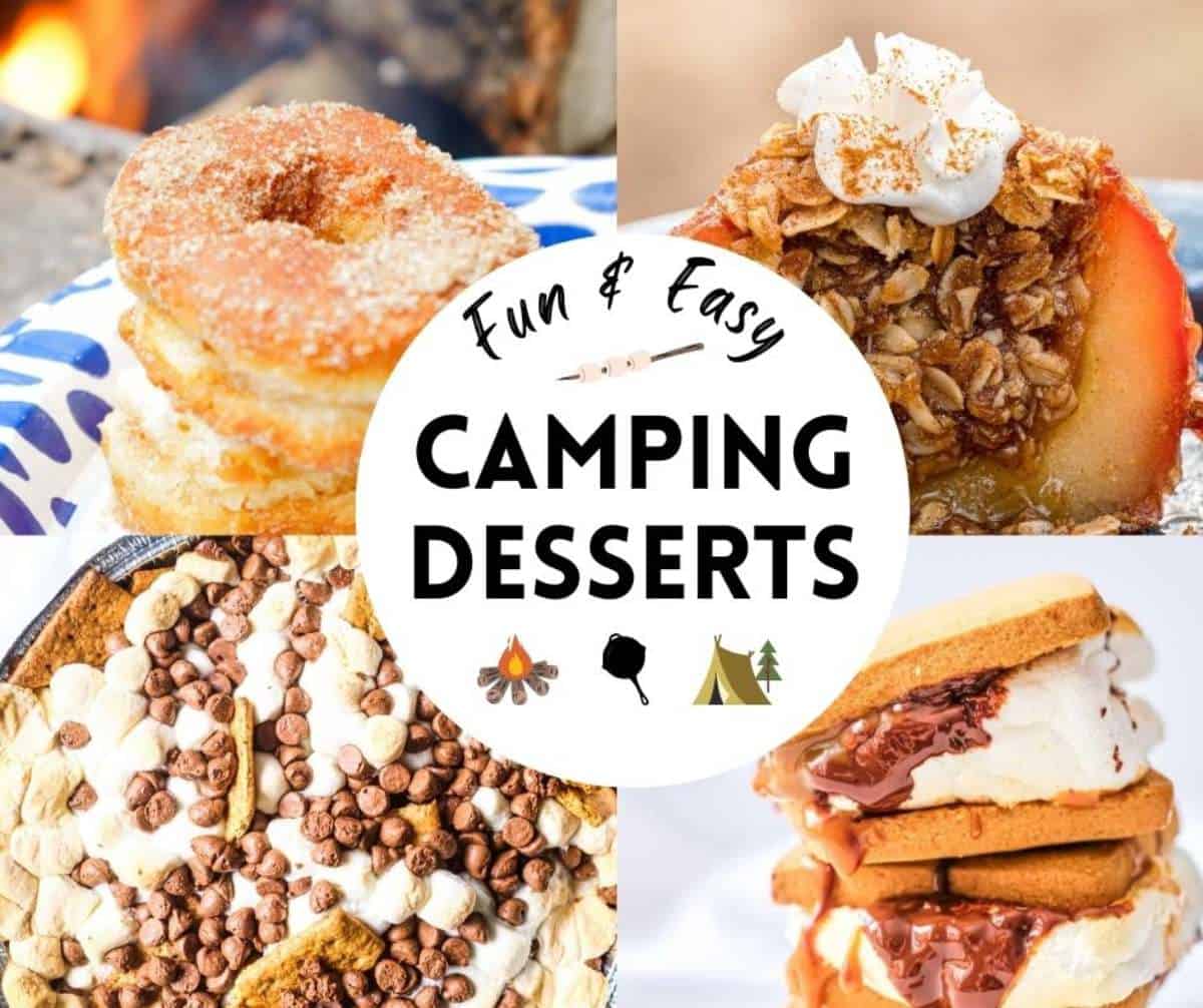Easy camping desserts recipes you can make ahead of time and try at home with your family