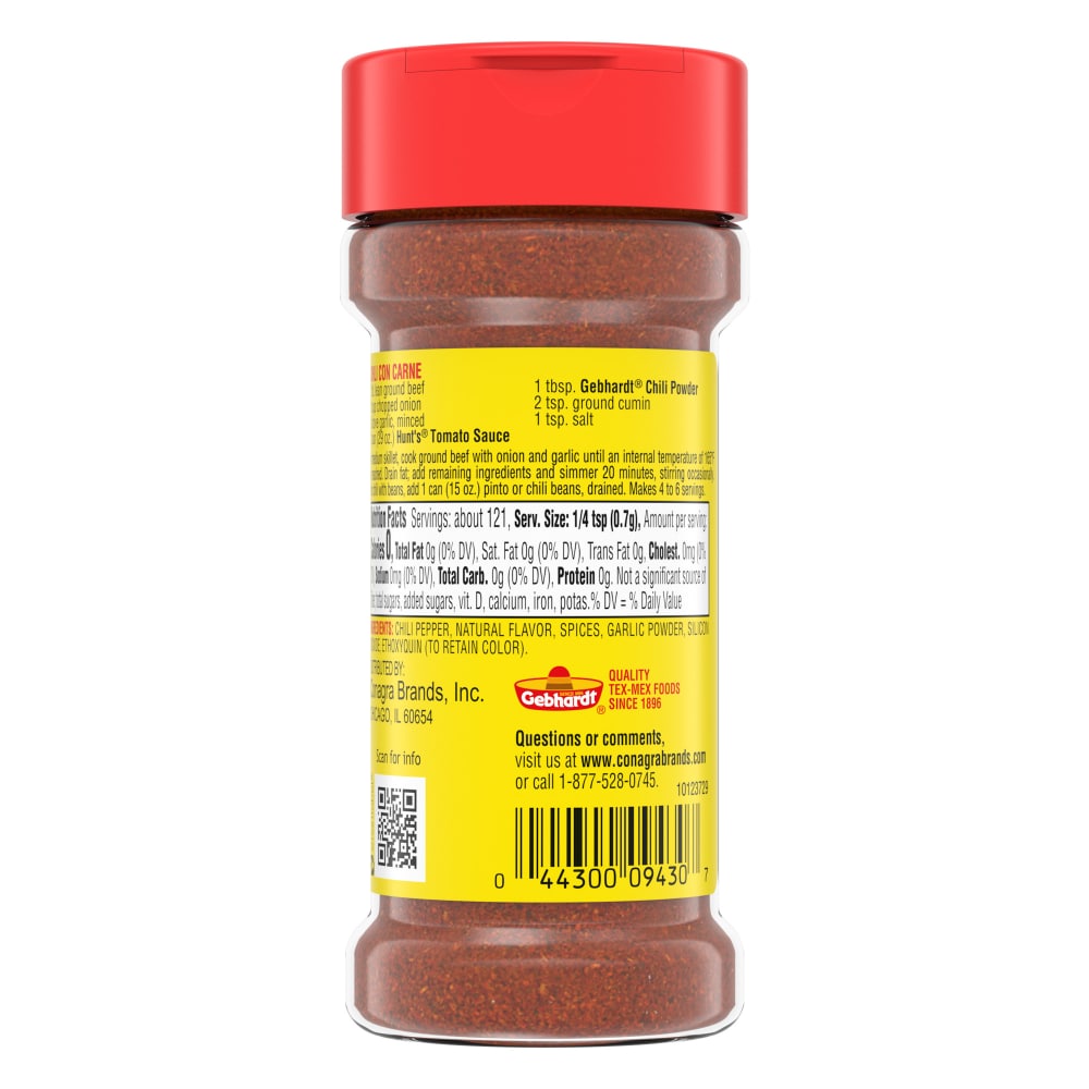 Whats in Gebhardt Chili Powder? Ingredients List You Can Understand Easily