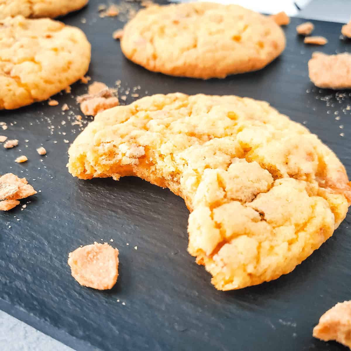 Easiest Butterfinger Cookies: Only 4 Ingredients Needed | Baking for Beginners