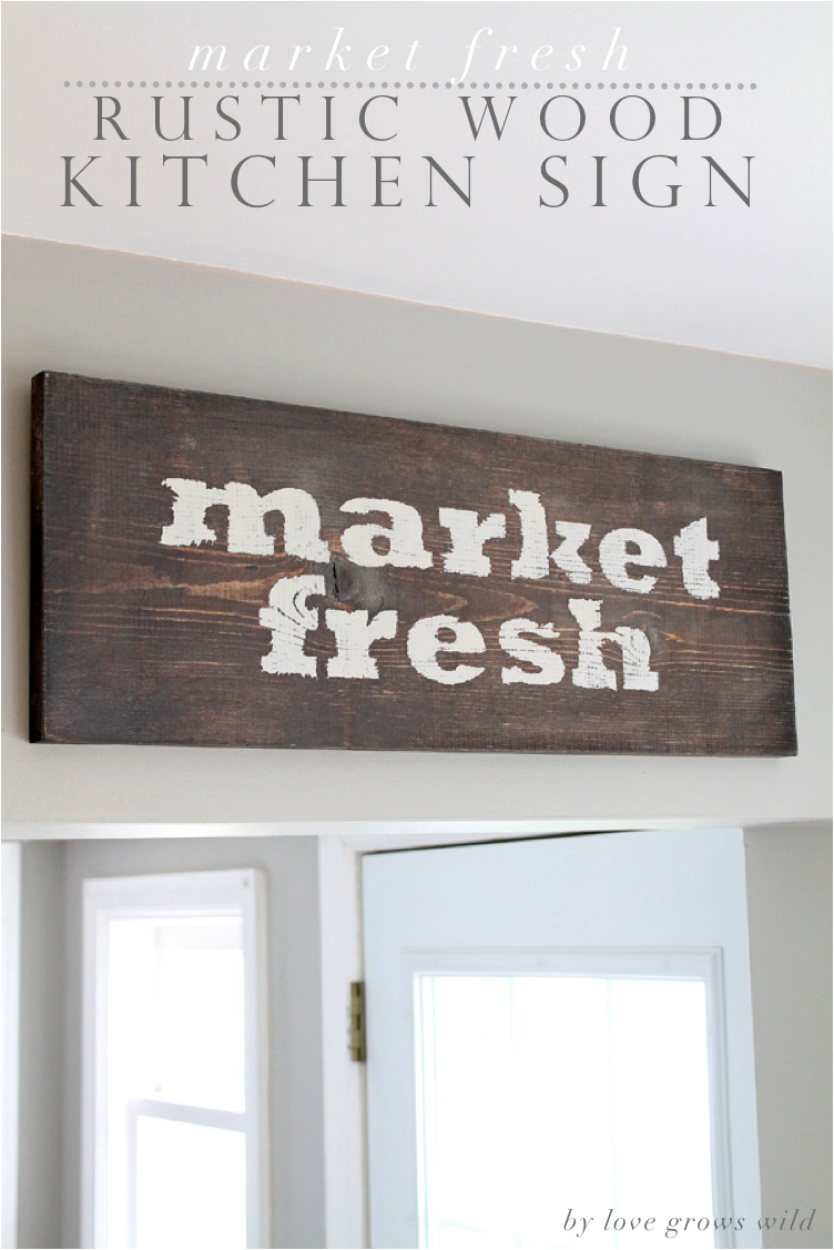DIY Sign for Kitchen: Easy Project for Your Weekend!