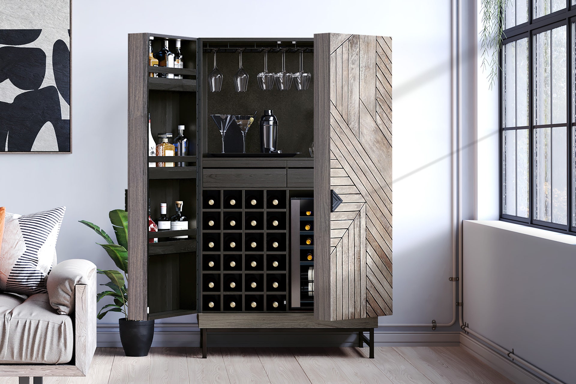 Upgrade Your Home Bar: Best Beverage Cabinet 2024!