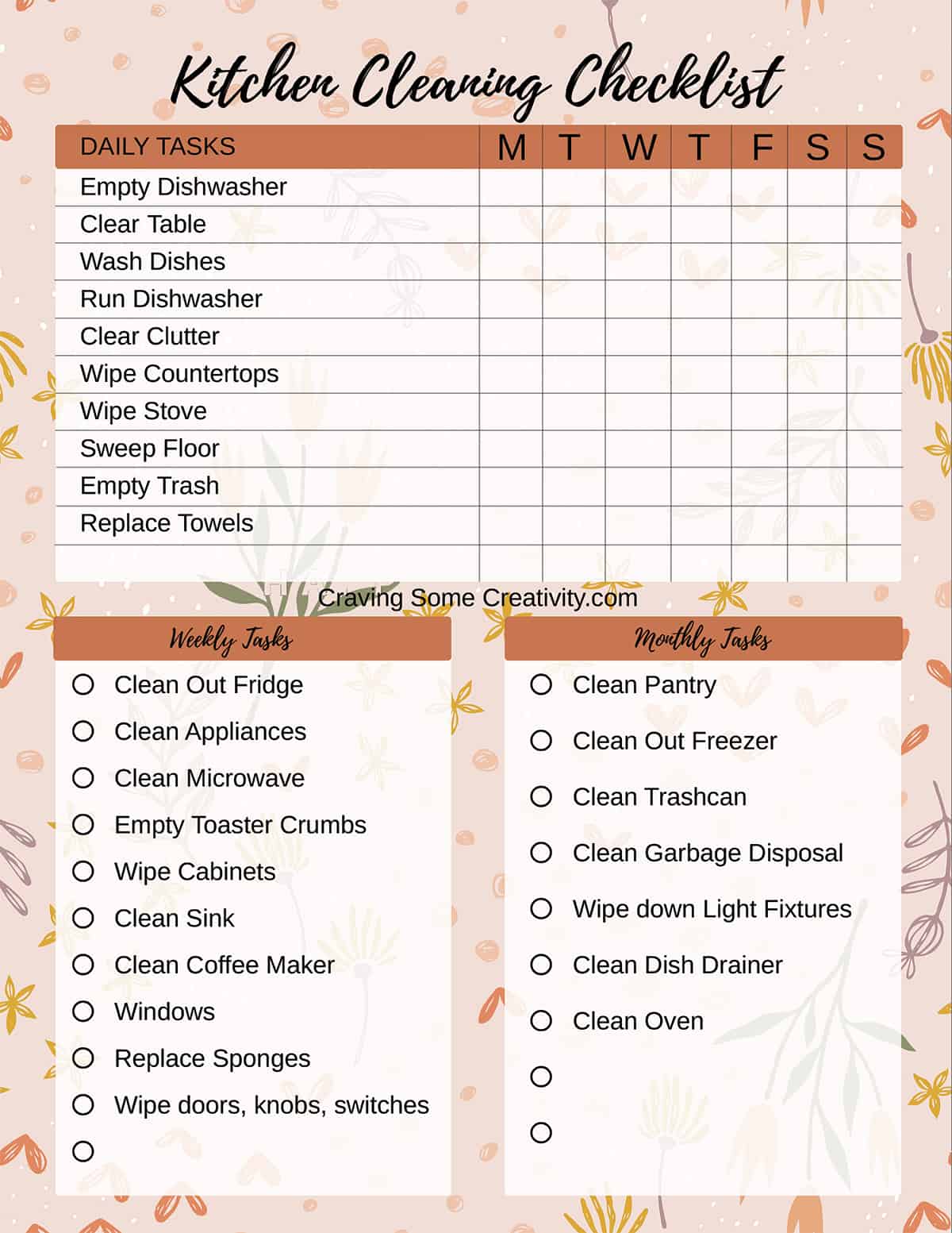 Kitchen Cleaning Checklist PDF: Free Download & Easy Guide!