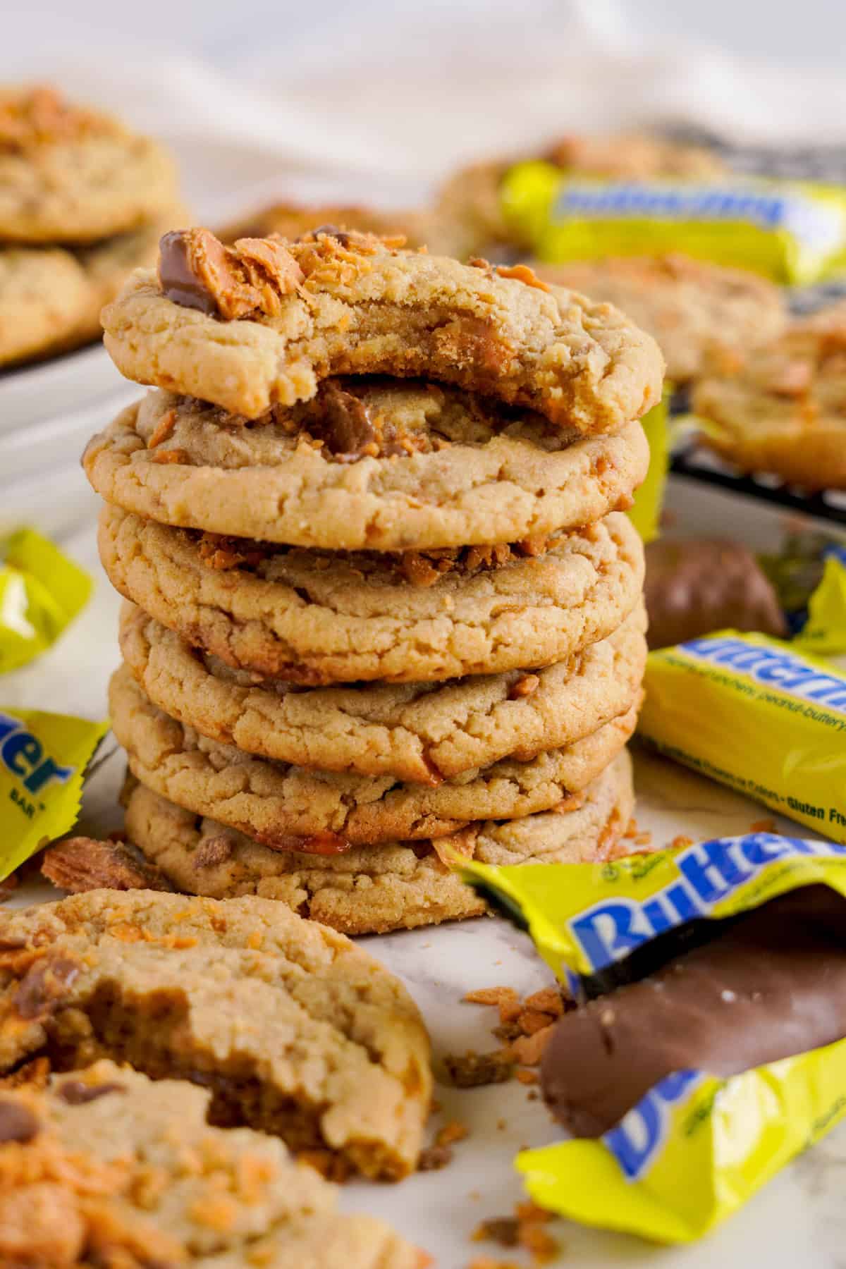 Easiest Butterfinger Cookies: Only 4 Ingredients Needed | Baking for Beginners