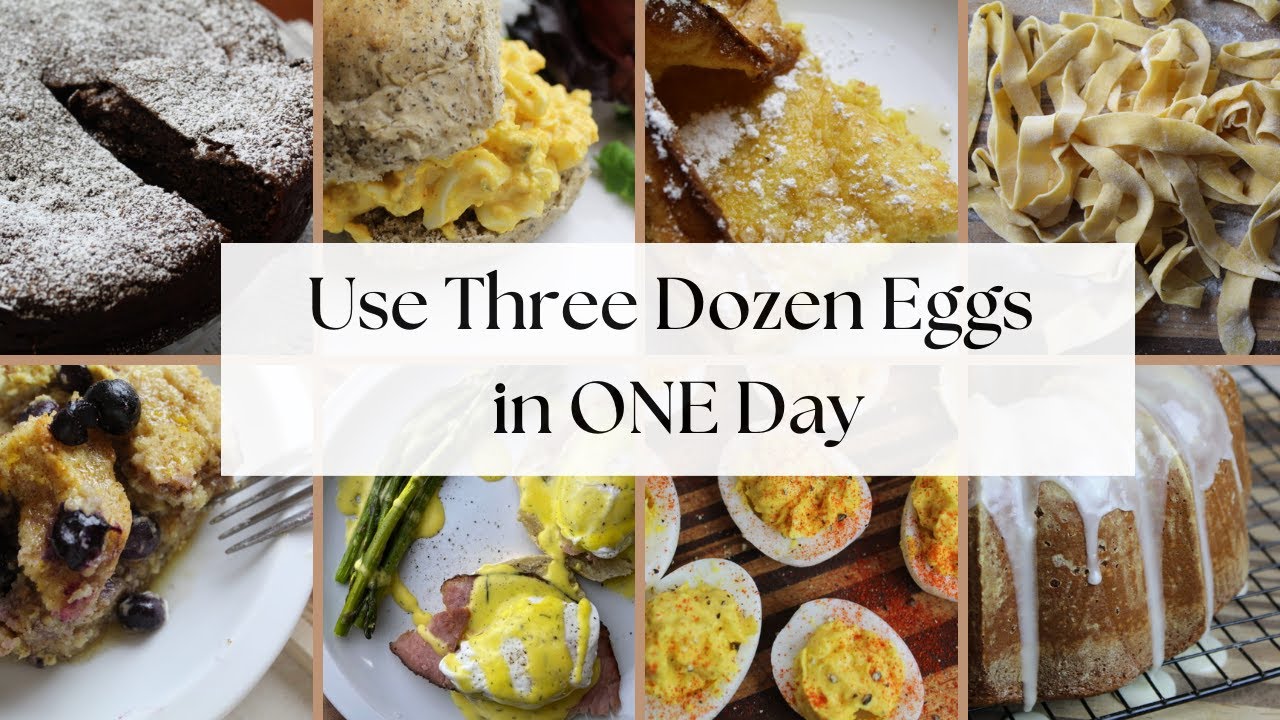 Recipes That Use a Dozen Eggs: Simple Ways to Cook With Lots of Eggs - Breakfast, Lunch, and More
