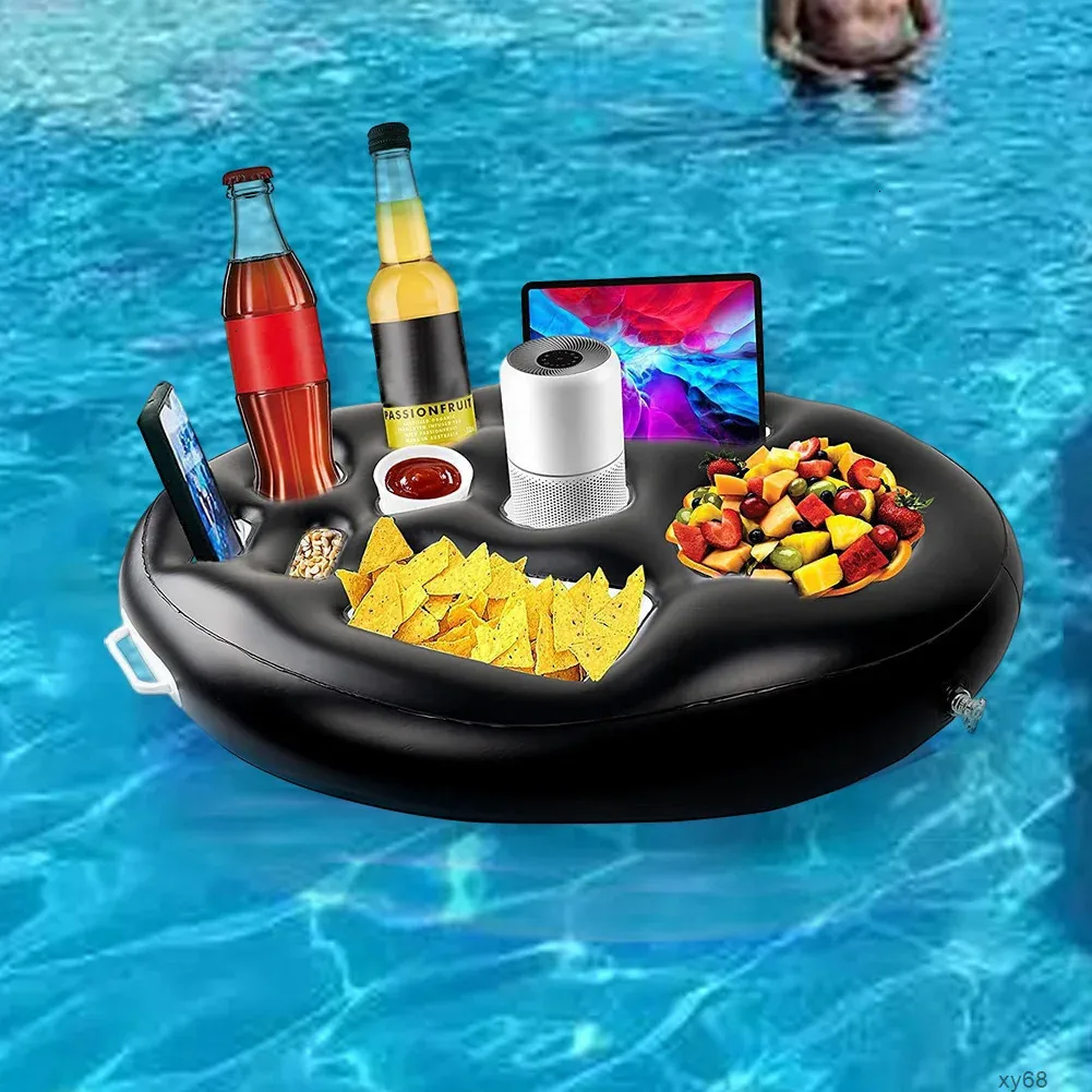 Stay Hydrated: Convenient and Cool Beverage Holder for Pool Use.