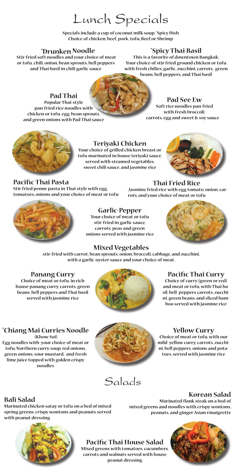 View the Pacific Thai Cuisine Menu Online: Easy Ordering Available Now!