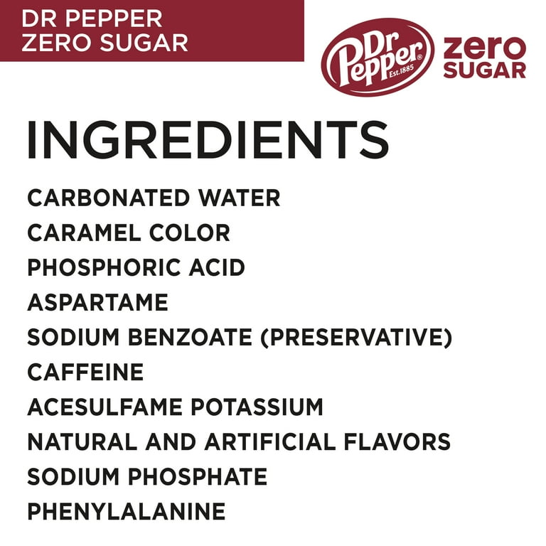 Whats really in doctor pepper zero ingredients? A simple guide to understanding the label.
