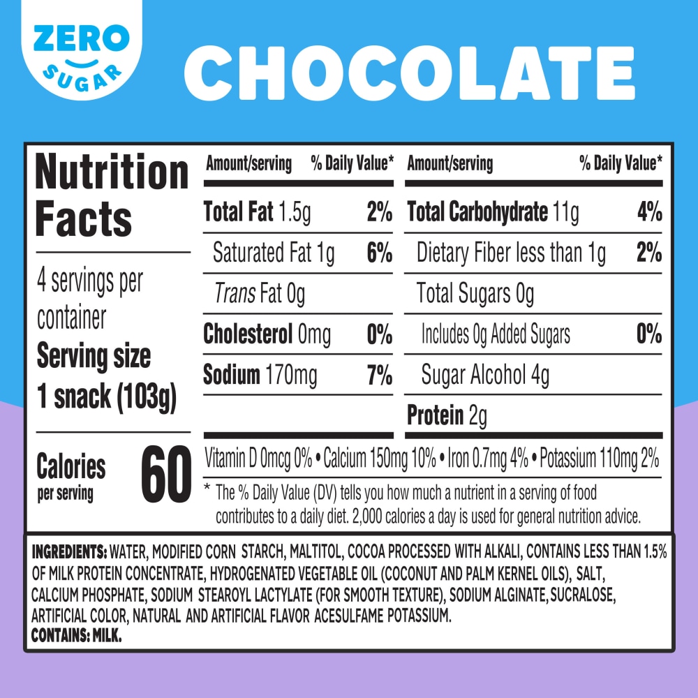 Sugar Free Jello Pudding: Nutrition Facts & Ingredients List (Simple Guide)
