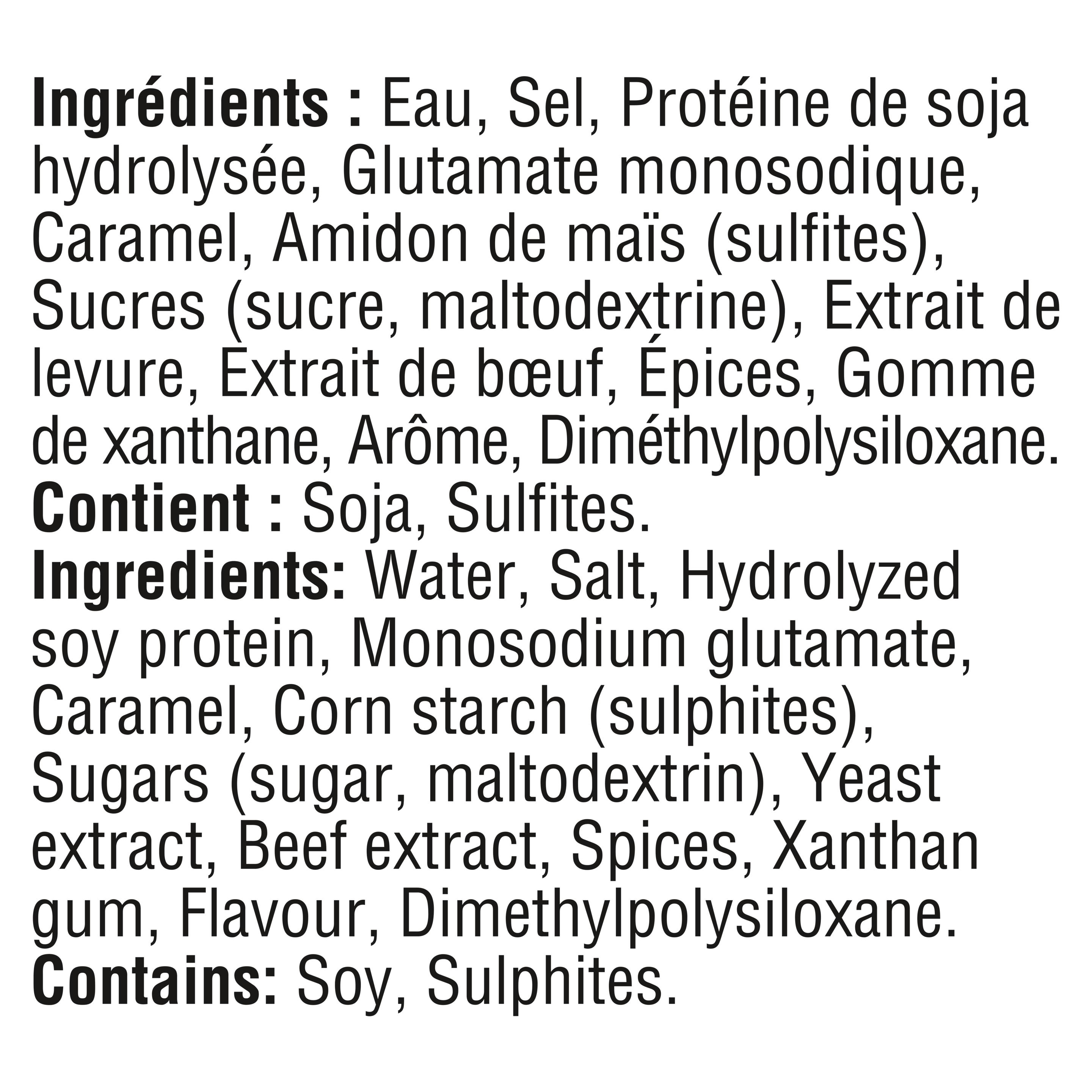 All Ingredients in Bovril : Beef Extract and more Inside