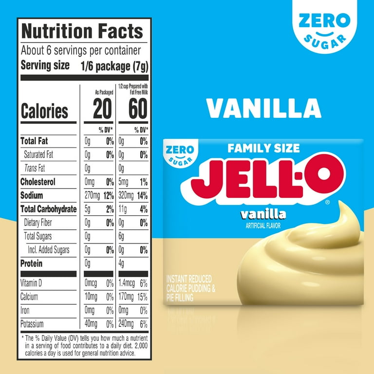 Ingredients & Nutrition: Your Easy Guide to Sugar Free Jello Pudding.