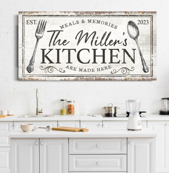 Create a Custom Kitchen Sign: Simple DIY Project or order online!