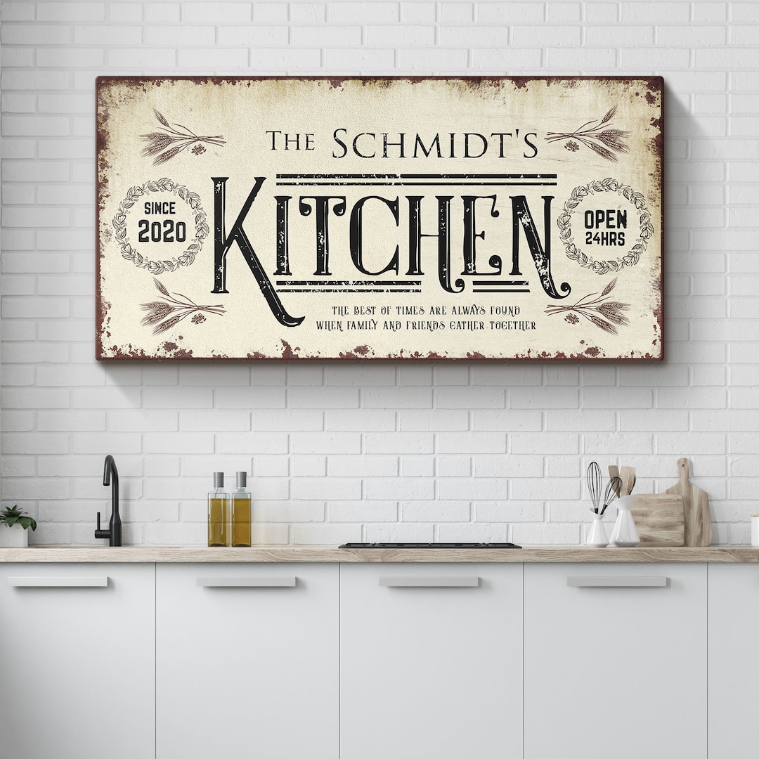 Need custom kitchen signs fast? Best Online Shops! (fast shipping)