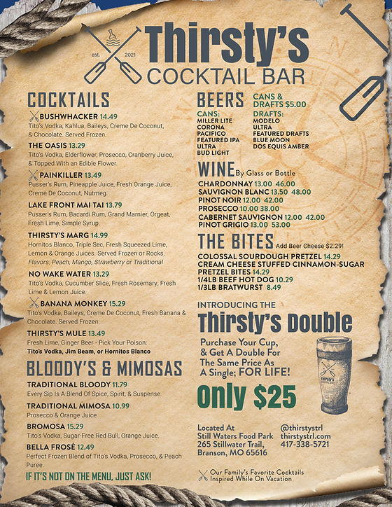 Thirsty? Find the Perfect Drink on Our Restaurant Beverage Menu