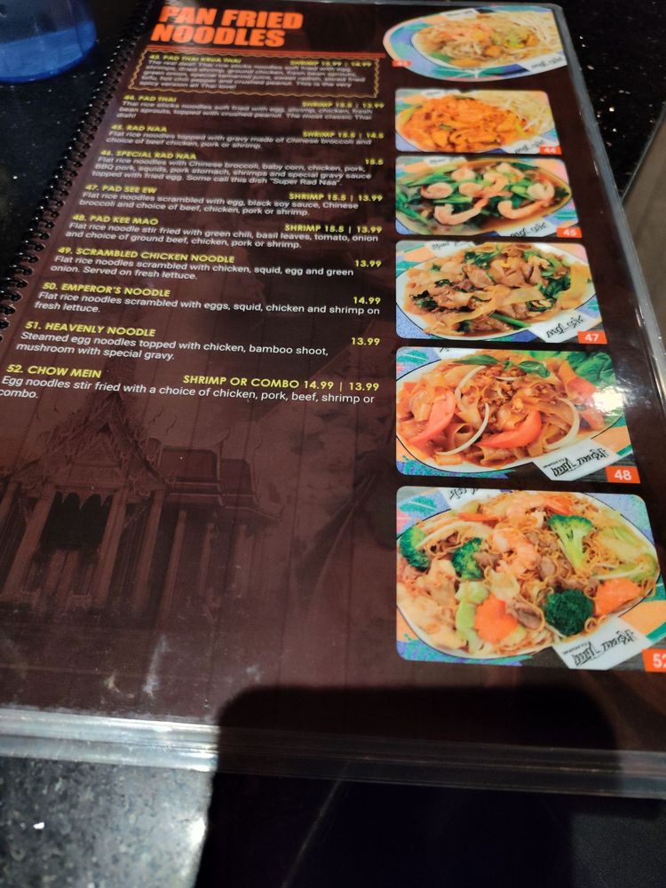 Whats on the Krua Thai Cuisine menu? Explore our popular Thai curries, noodles, and appetizers today.