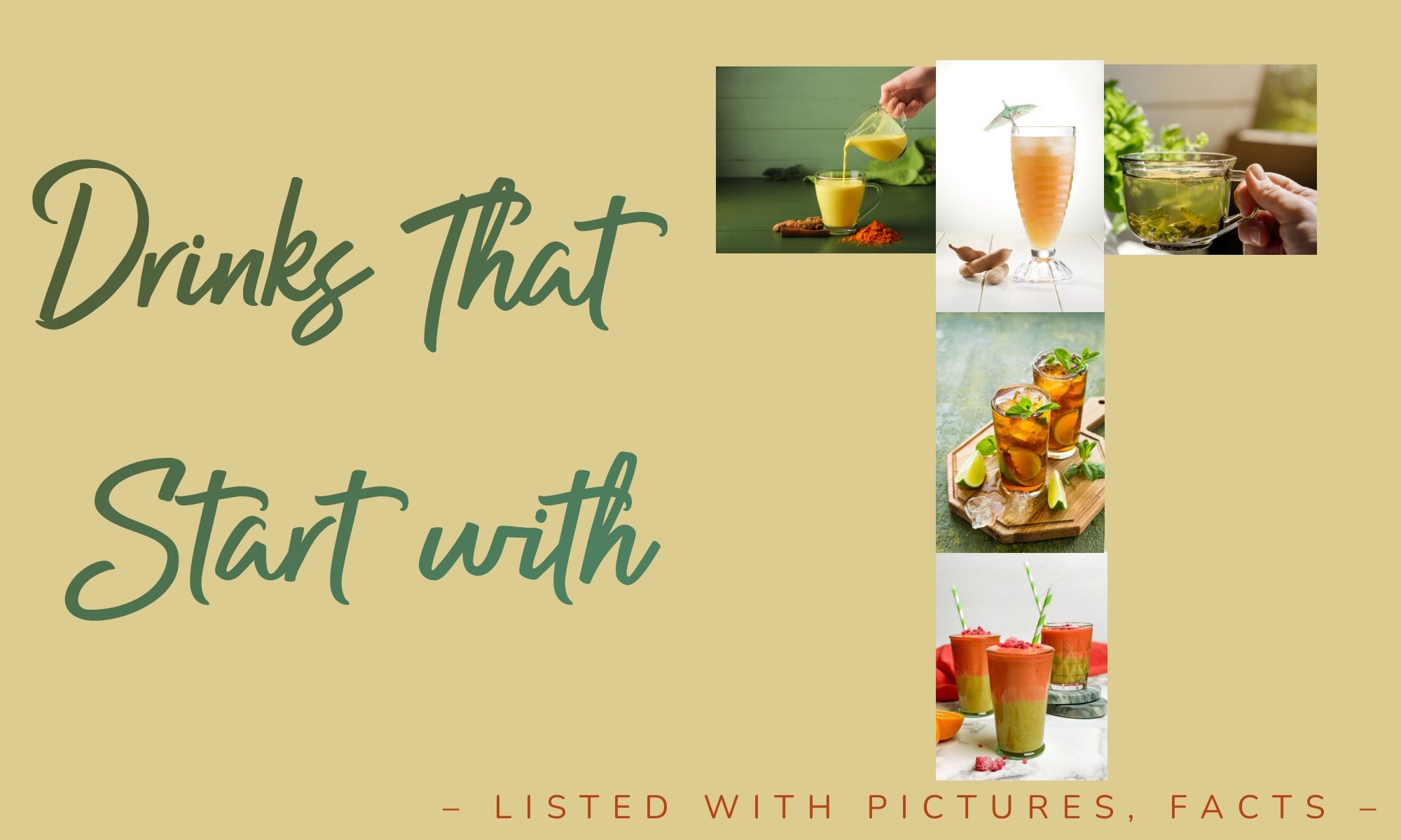 Unusual Beverages That Start With T: Try Something Different