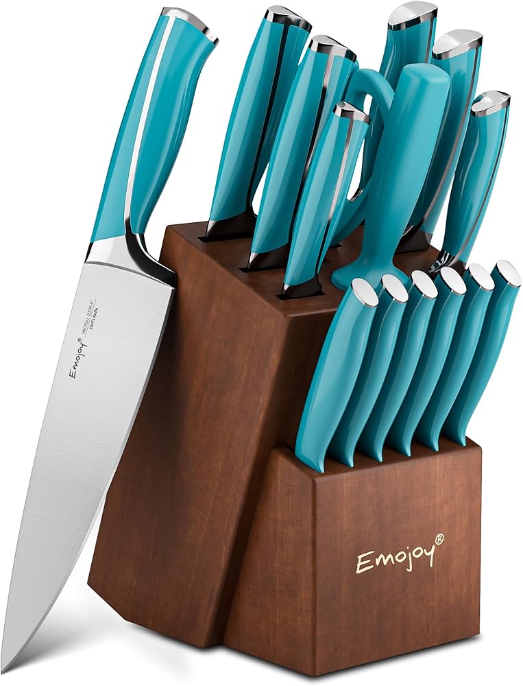 Looking for affordable kitchen knives in wooden block? Get the best value without sacrificing cutting quality today.