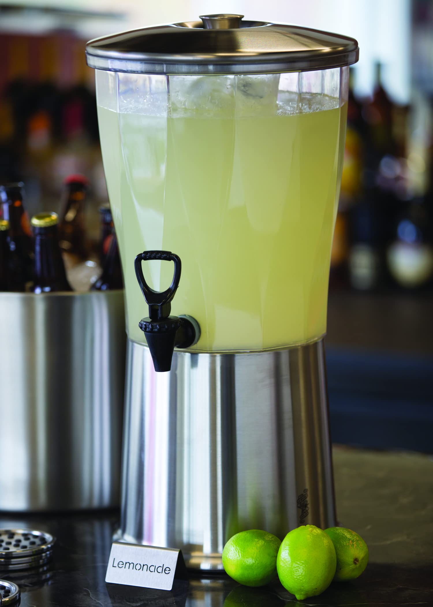 Using your three gallon beverage dispenser outdoors? Keep drinks perfectly chilled with these simple ideas.