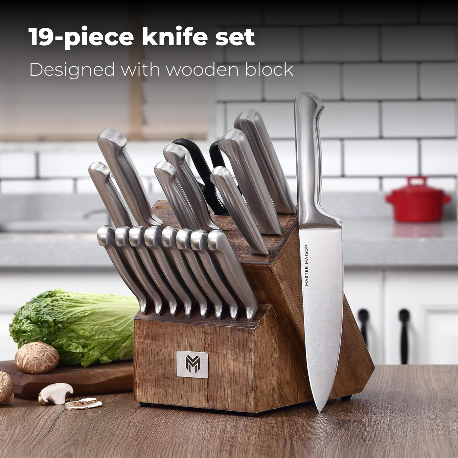 Looking for affordable kitchen knives in wooden block? Get the best value without sacrificing cutting quality today.
