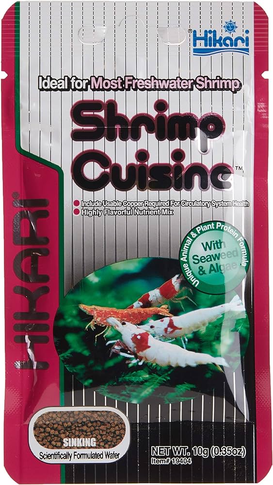 Why choose hikari shrimp cuisine? Top food choice for healthy aquarium shrimp.