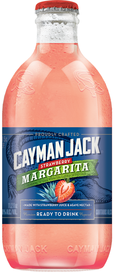 Dont guess anymore! Here are the official Cayman Jack Strawberry Margarita ingredients for you.