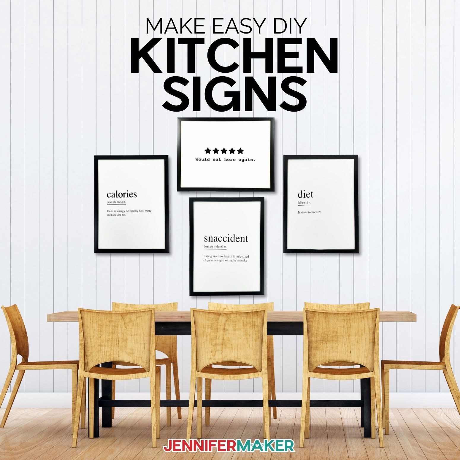 Make Your Own DIY Kitchen Signs (Personalize your kitchen space on a budget with these easy craft ideas)