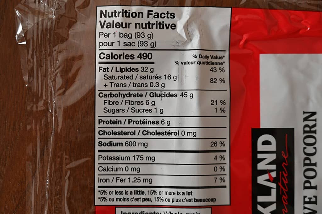 Are Kirkland Popcorn Ingredients Healthy for Your Family? Lets Look Closely at the Nutrition Facts.