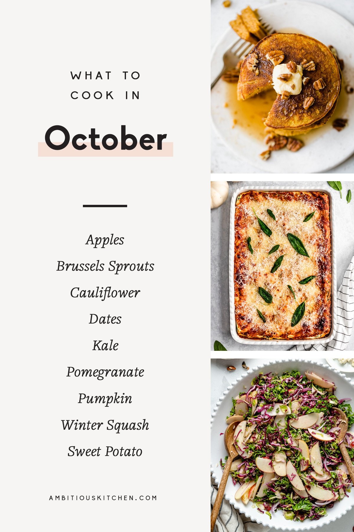 Need ideas for your october kitchen menu? Try these 3 simple recipes for a tasty fall season!